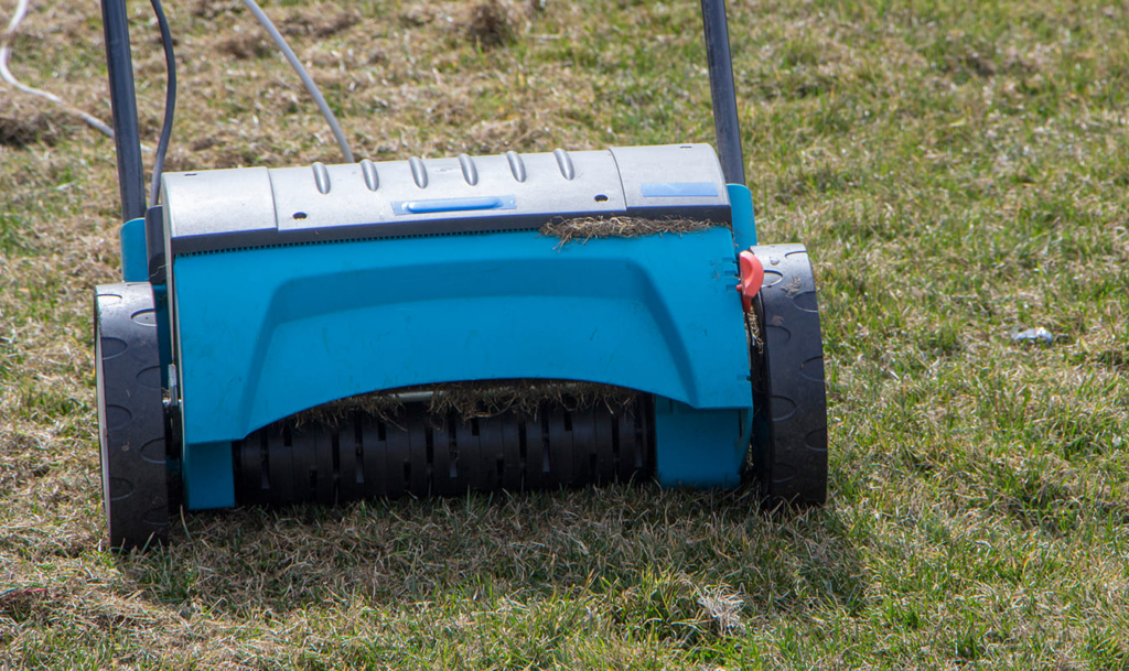 Lawn Care - Aerating machine to properly aerate your lawn